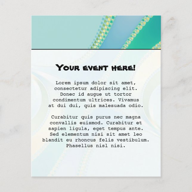 Flyer Faro - Arte Fractal (Frente)