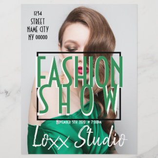 Flyer Fashion Show Model Clothing
