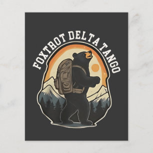 Flyer FDT Resist Bear Foxtrot Delta Tango