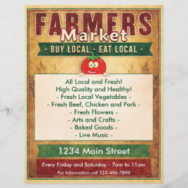 Flyer Feira de Produtores Coma Local