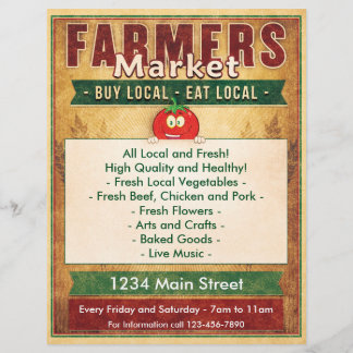 Flyer Feira de Produtores Coma Local