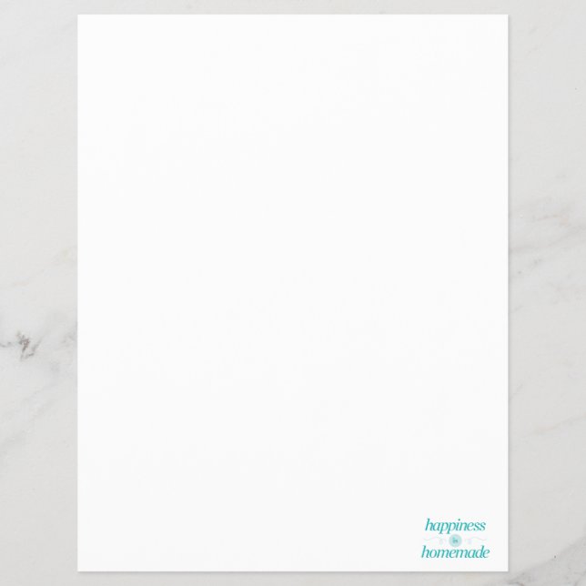 Flyer Felicidade é Homemade (Frente)