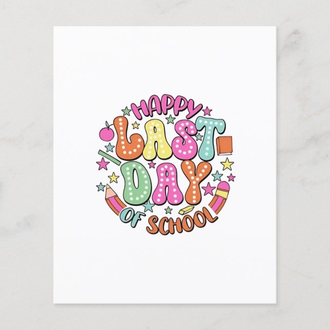 Flyer Feliz Dia do Último Ensino (Frente)