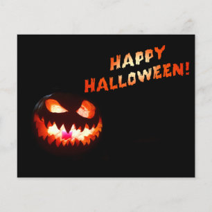 Flyer FELIZ HALLOWEEN - Jack O-Lanterna brilhante