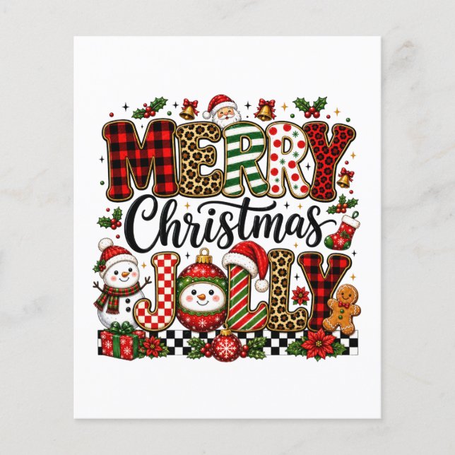 Flyer Feliz Natal Alegre (Frente)