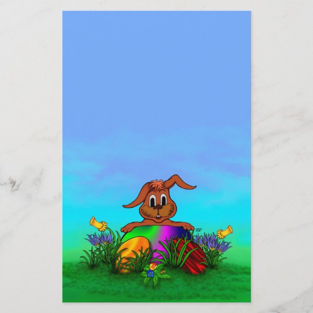 Flyer Felz pascoa! Coelho páscoa (Frente)