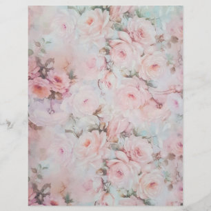 Flyer Feminino cora o país cor-de-rosa do boho dos tons