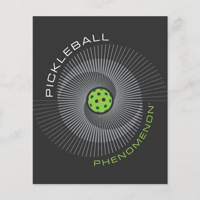 Flyer Fenômeno do Pickleball Galáxia (Frente)