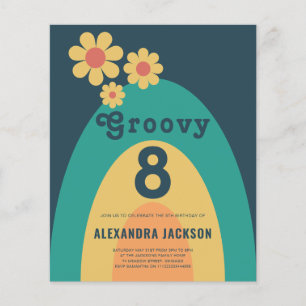 Flyer Festa de aniversário Arco-Íris Retroativo