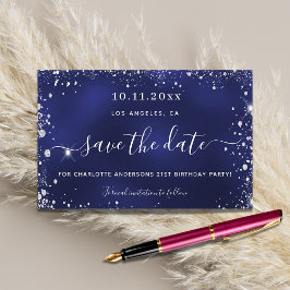 Flyer Festa de aniversário marinho azul orçamento de dat