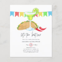 Festa Mexicana Taco sobre Amor Casais Chuveiro