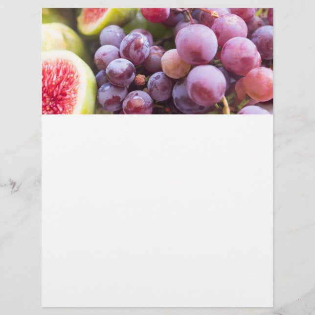 Flyer Figos frescos e uva (Frente)