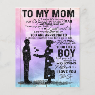 Flyer Filho Da Minha Mãe Carta, Presente De Aniversári