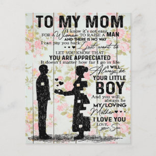 Flyer Filho Para A Mãe Presente Para A Mãe, Mamãe Ani