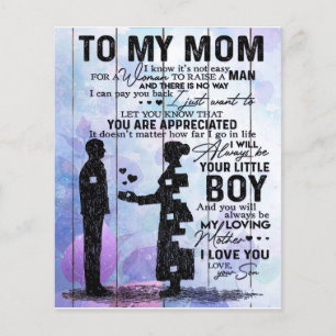 Flyer Filho Para Minha Letra Mãe, Decoração Em Casa,