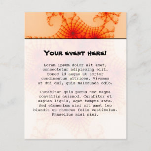 Flyer Fire Web - Arte Fractal