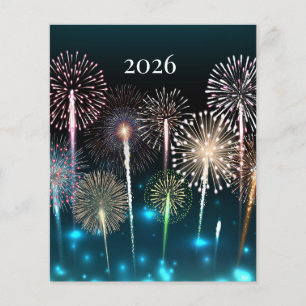 Flyer Fireworks 2026, Feliz ano novo