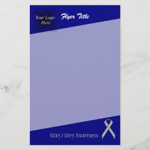 Flyer Fita Padrão Cinza / Cinza Claro por Kenneth Yoncic