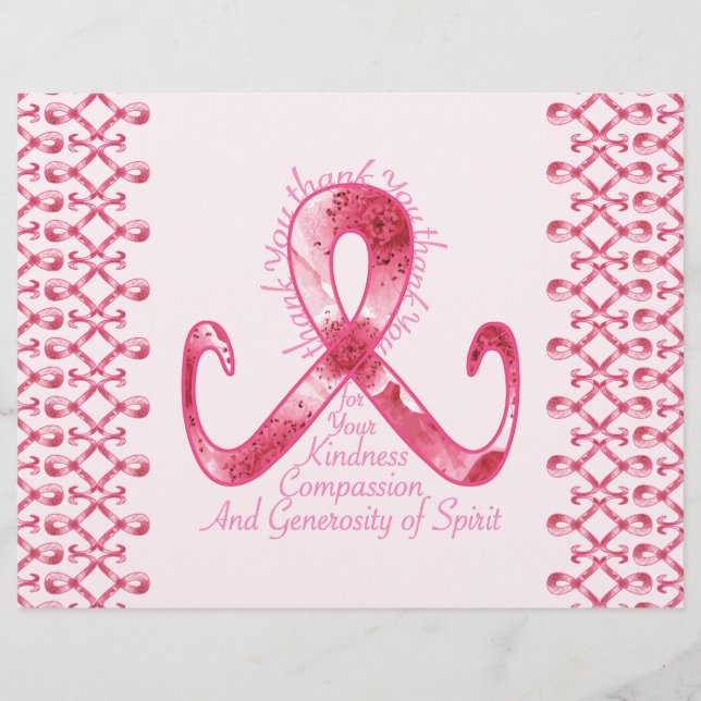 Flyer Fita Rosa Obrigado (Frente)