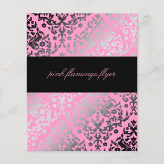 Flyer Flamingo Cor-de-rosa 311-Dazzling Damask