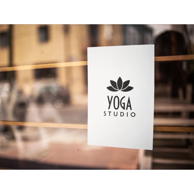 Flyer Flor de Lotus Preta (Criador carregado)