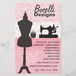 Flyer Floral Seamstress Fashion Dress de Mannequin