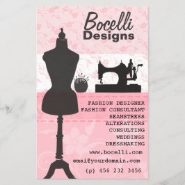 Flyer Floral Seamstress Fashion Dress de Mannequin