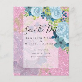 FLYER FLÔRES AZUIS EMPOEIRADAS SALVAM DATAS - ORÇAMENTO