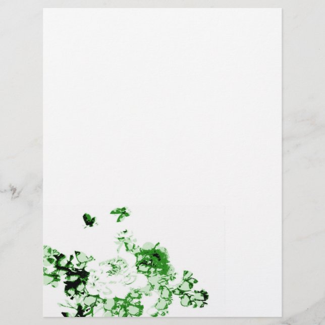 Flyer Flores e Borboletas (Frente)