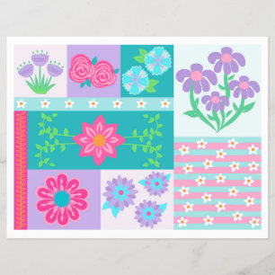 Flyer Flores Vibrantes em Flor Design