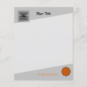 Flyer Flower Laranja Fbon por Kenneth Yoncich