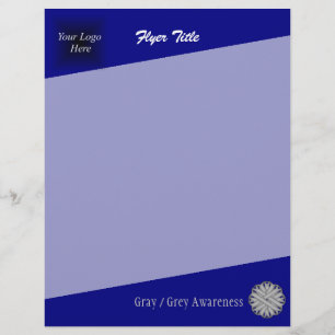 Flyer Flower Ribbon da cinza por Kenneth Yoncich