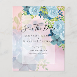 FLYER FLUXAS AZUIS DATAS DE SALVAMENTO - ORÇAMENTO