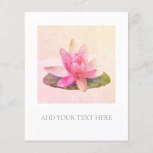 FLYER FLYER: PINK LOTUS