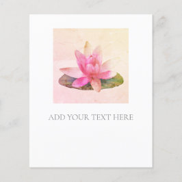 FLYER FLYER: PINK LOTUS