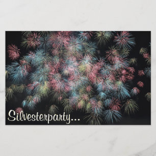 Flyer Fogo de Artifício Colorido...