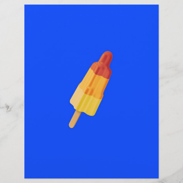 Flyer Foguete de gelo (Frente)