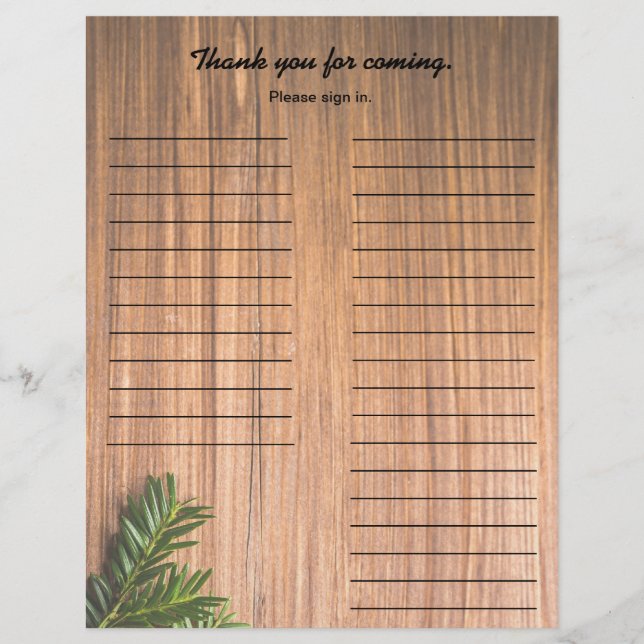 Flyer Folha de Início de Sessão da Festa (Frente)