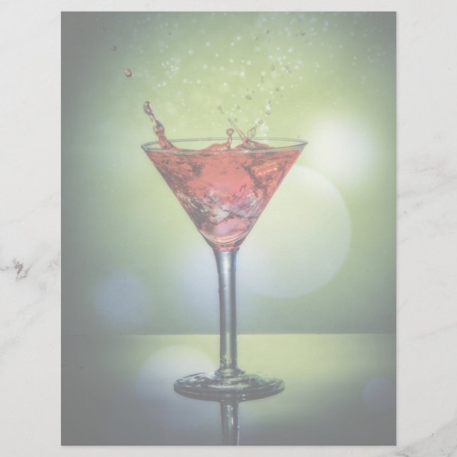 Flyer Folha de Promocionais de Hospedagem do Bartender (Frente)