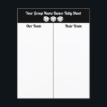 Flyer Folha de Tally de Mesa de Dados Bunco Orçamentário<br><div class="desc">Folhas de Tally de Mesa de Dice de Bunco Branco simples para orçamento para o seu grupo Bunco. Duplo lado. Parece moderno com três dados brancos de sorte,  todos prontos para rodar!</div>