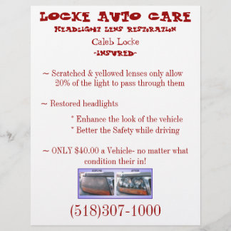 Flyer Folha de vendas de negócios