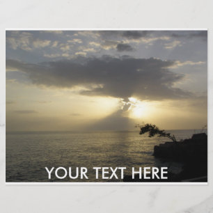 Flyer Folheto:Fundo do Sunset