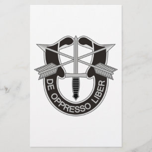Flyer Forças Especiais SF De Oppresso Liber