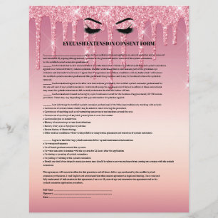 Flyer FORMULÁRIO DE CONSENTIMENTO DE EXTENSÃO DO Glitter