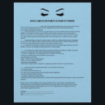 FLYER FORMULÁRIO DE CONSENTIMENTO DE EXTENSÃO DO OLHO AZ<br><div class="desc">Extensões Eyelash Os formulários de consentimento são perfeitos para o seu negócio de Extensão Lash. Este formulário de consentimento moderno e sofisticado apresenta uma ilustração glamourosa e minimalista das pestanas de uma mulher, um título e um bloco onde você pode inserir todos os seus dados de consentimento informados num luxo...</div>