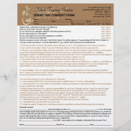 Flyer Formulário de Consentimento de Renúncia de Respons