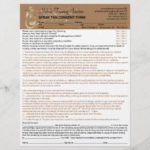 Flyer Formulário de Consentimento de Renúncia de Respons