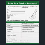 Flyer Formulário de Contrato de Assistência Lâmpada Mode<br><div class="desc">O Modern Lawn Care Agreement Form Modelo é uma solução elegante e profissional para as empresas de assistência à grama que buscam uma forma funcional e visualmente atraente de formalizar seus serviços. Projetado em um sofisticado esquema verde e branco de floresta, essa modelo exumenta profissionalismo e confiabilidade e, ao mesmo...</div>