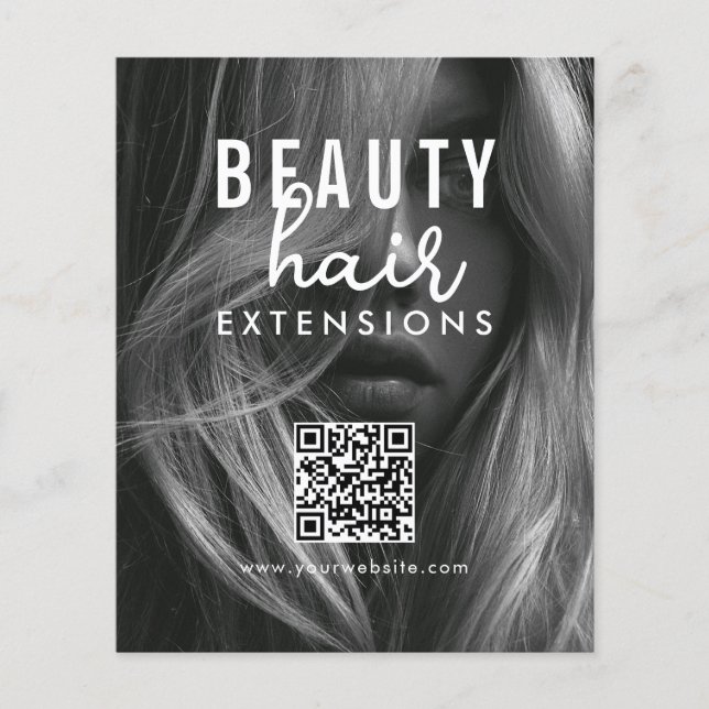 Flyer Formulário de Encomenda de Peruca de Extensão de C (Frente)