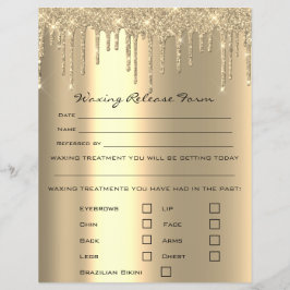 Flyer Formulário De Liberação De Responsabilidade De Dep